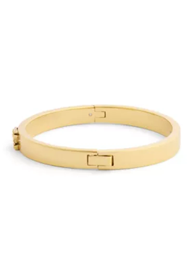 Pavé Signature C Bangle Bracelet
