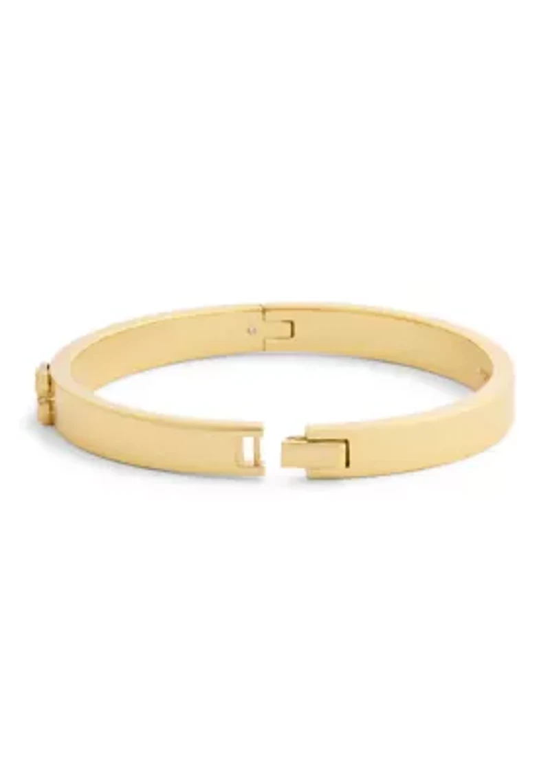 Pavé Signature C Bangle Bracelet