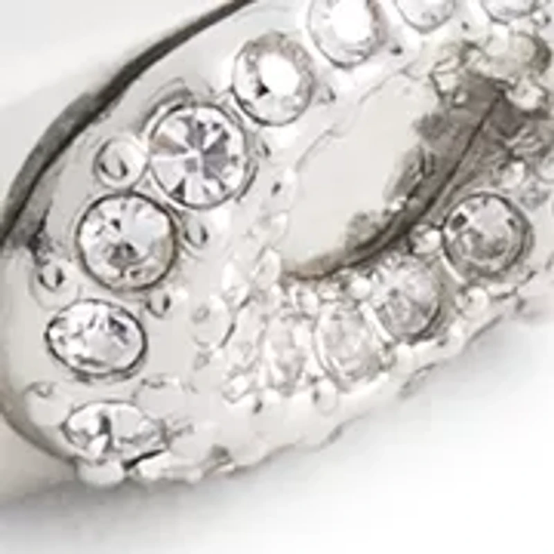 Pavé Signature C Bangle Bracelet