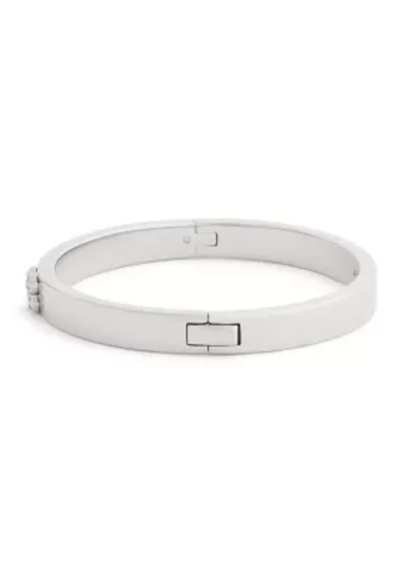 Pavé Signature C Bangle Bracelet