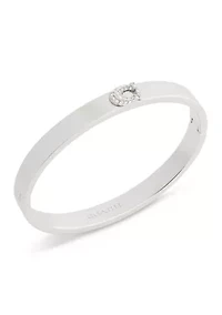 Pavé Signature C Bangle Bracelet
