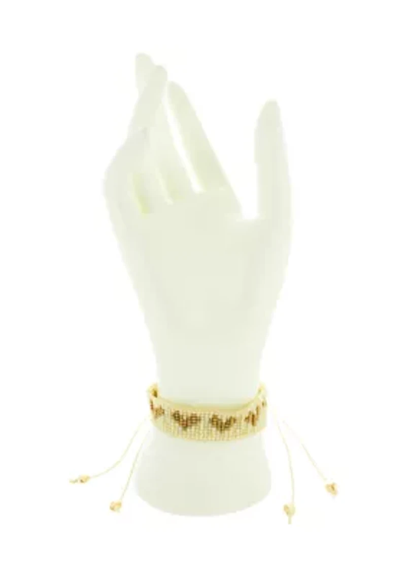 Hearts Beaded Bracelet 