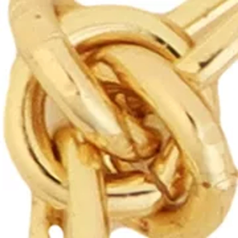 Gold Plated Pearl Knot Bracelet