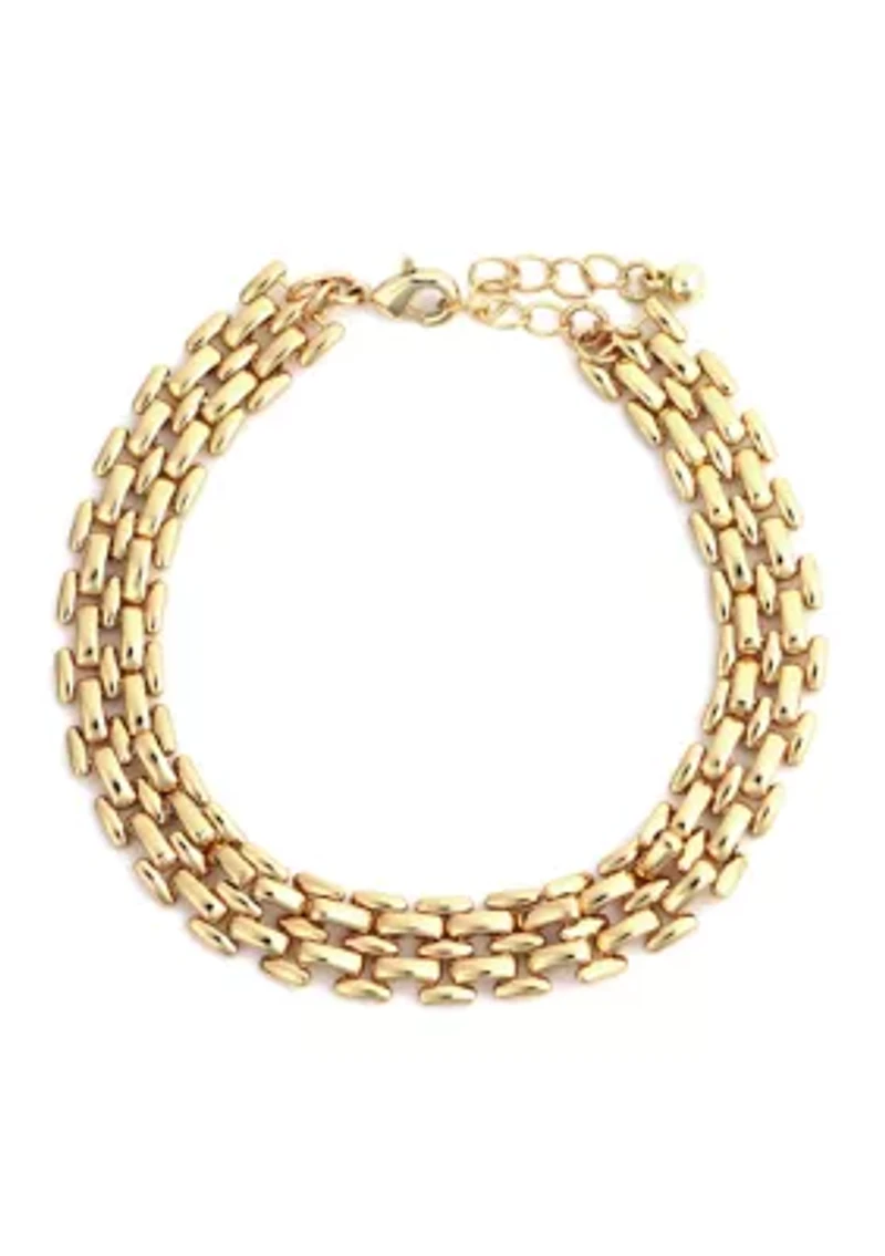 Gold Watch Band Bracelet