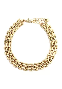 Gold Watch Band Bracelet 