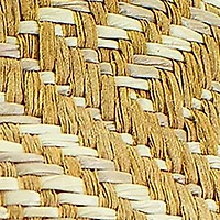 Woven Raffia Printed Headband 