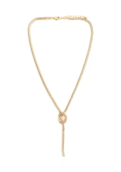 Gold Plated Y-Necklace