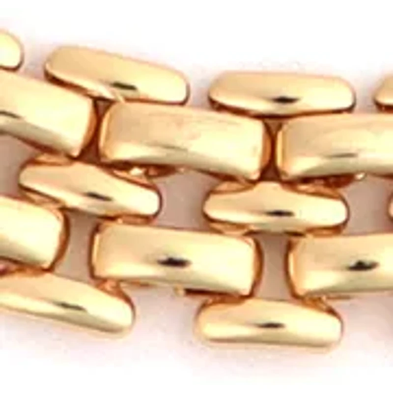 Gold Plated Watch Link Necklace