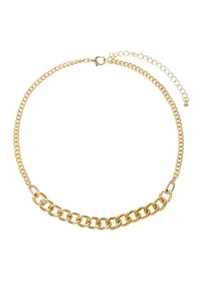 Gold Tone Chain Necklace 