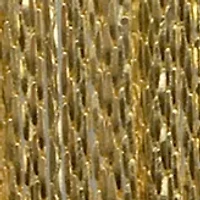 Gold Tone Multi Chain Linear Tassel Earrings