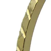 Gold Tone Textured Hoop Earrings