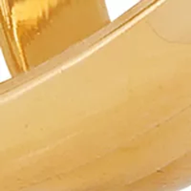 Gold Tone 3 Interlocking Bangles Logo Bracelet