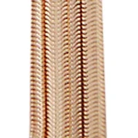 Gold Tone Snake Chain Y Necklace
