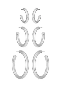 Hoop Earrings Set