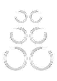 Hoop Earrings Set