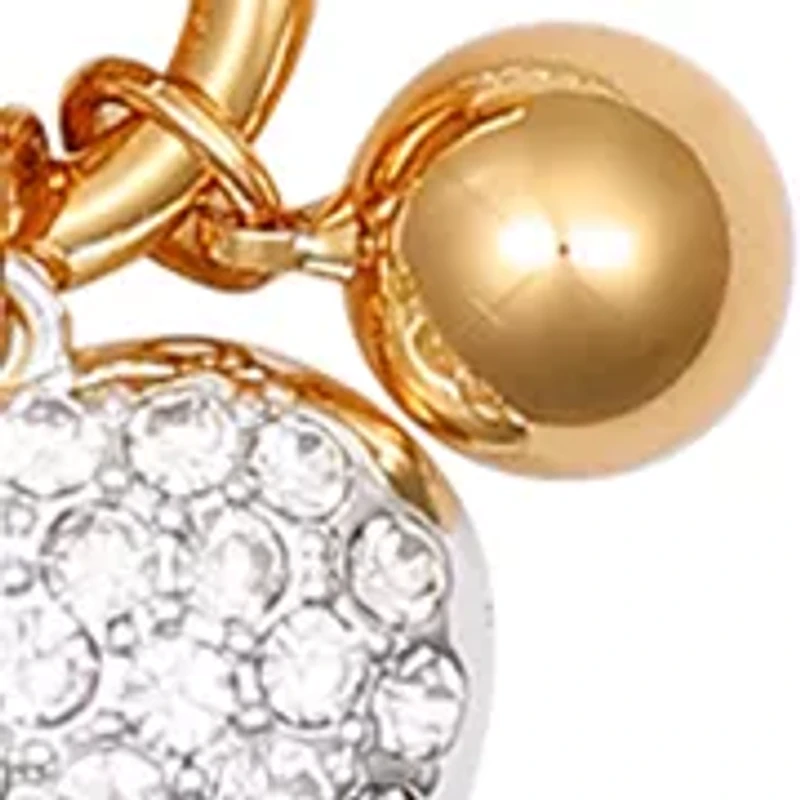 Two Tone Heart Pendant Necklace