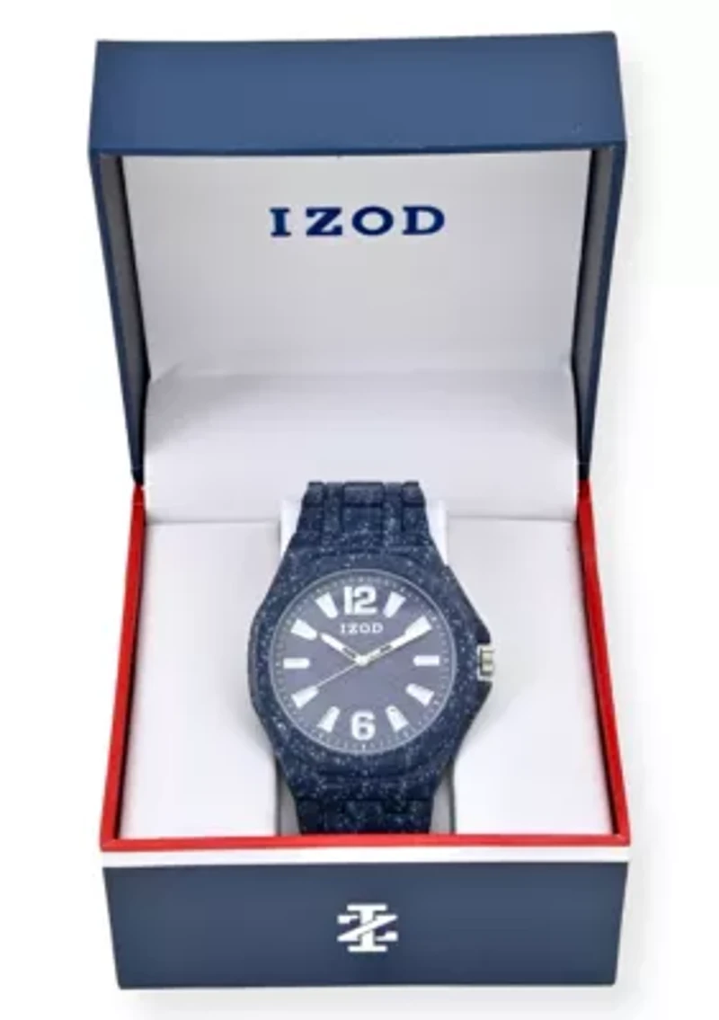 IZOD Adult Mens Analog Watch in Blue Model# IZO50025