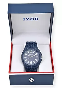 IZOD Adult Mens Analog Watch in Blue Model# IZO50025