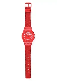 IZOD Adult Mens Analog Watch in Red Mesh Model# IZO50037