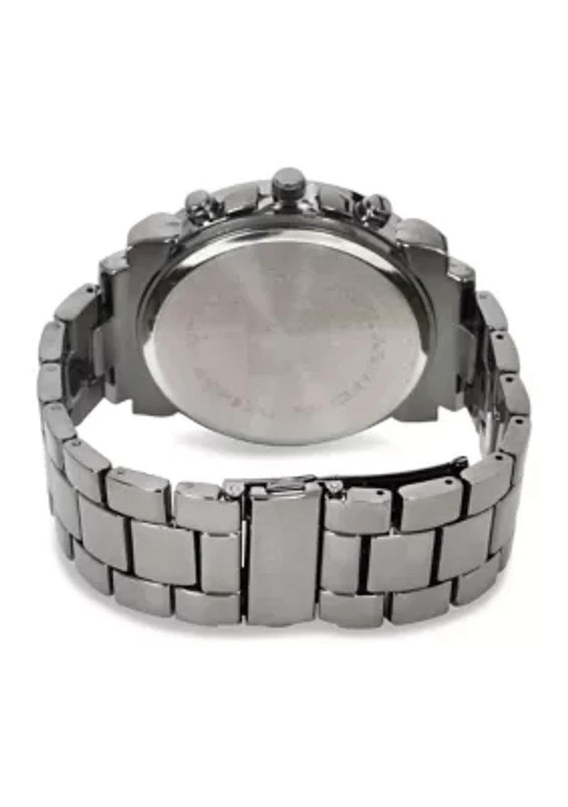 IZOD Men's Black Bracelet Watch