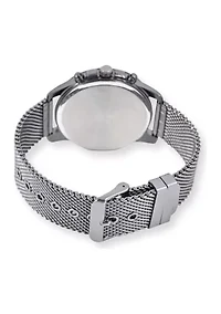 IZOD Gunmetal Mesh Sport Bracelet Watch