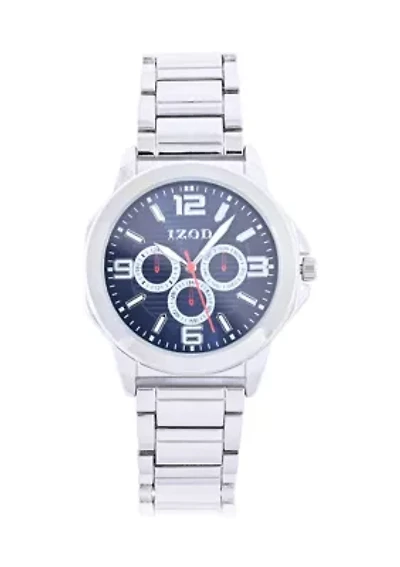 IZOD Silvertone Bracelet Watch
