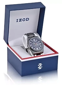IZOD Gunmetal Bracelet Watch