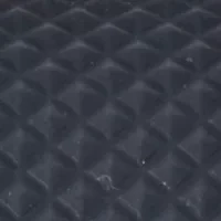 IZOD Black Textured Silicone Strap Watch with Aqua Accent Bezel