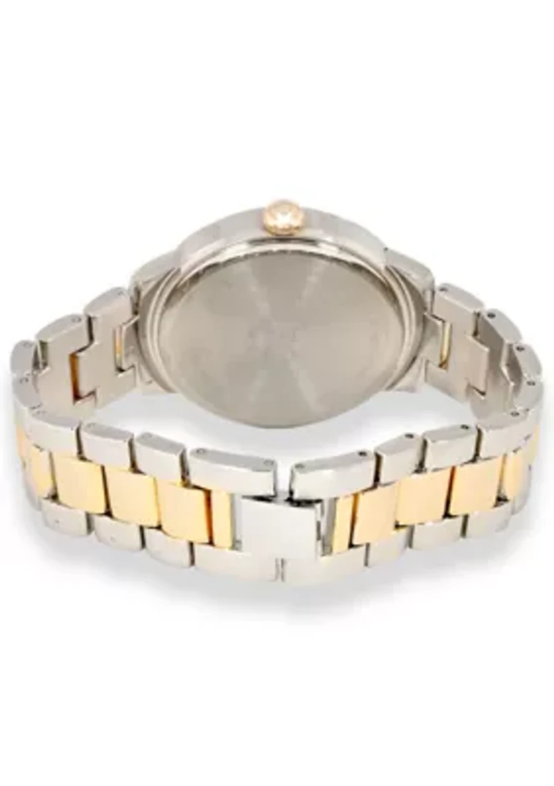 TAHARI Ladies Two Tone Bracelet Watch