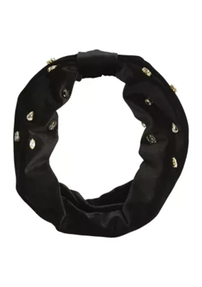 Embellished Velvet Headwrap