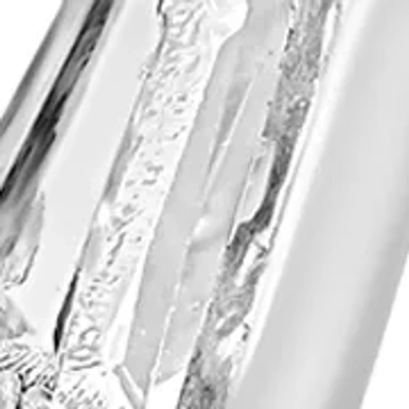 Sterling Silver Baguette Bow Cubic Zirconia Earrings