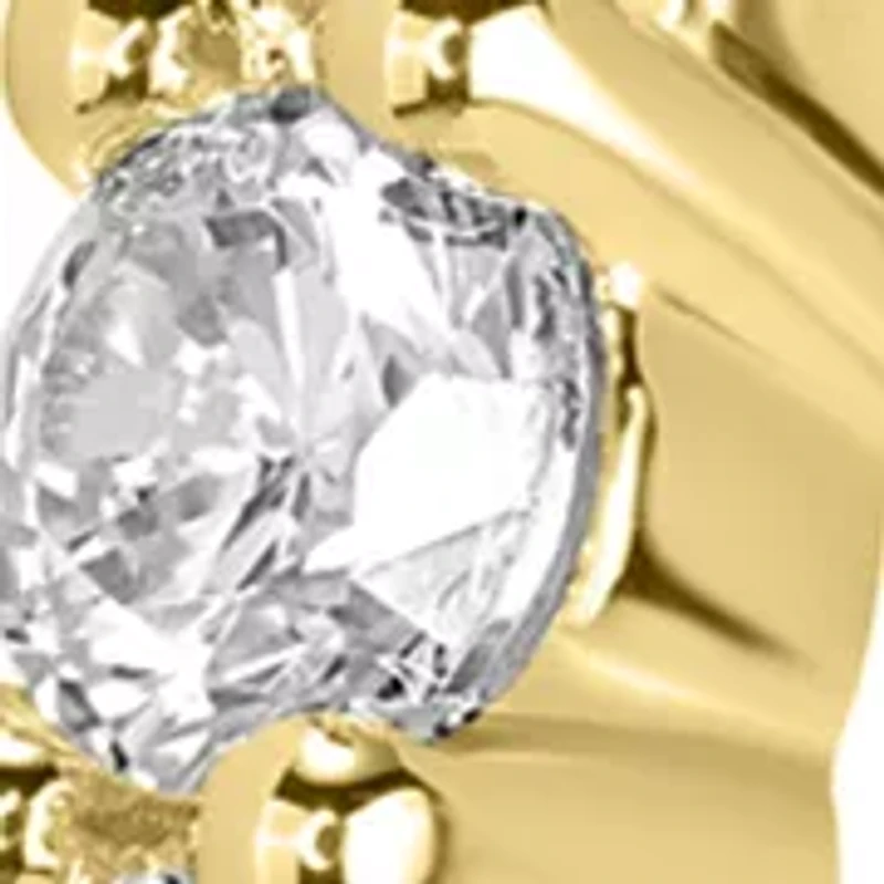 Bow Cubic Zirconia Stud Hoop Trio Earring Set