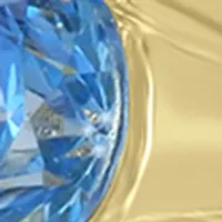 Plated Cubic Zirconia Hoop Earrings