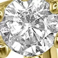 Gold Plated Sterling Silver Star Design Double Row Hoop Earrings