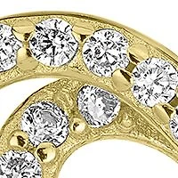 Sterling Silver Cubic Zirconia Heart Stud Earrings