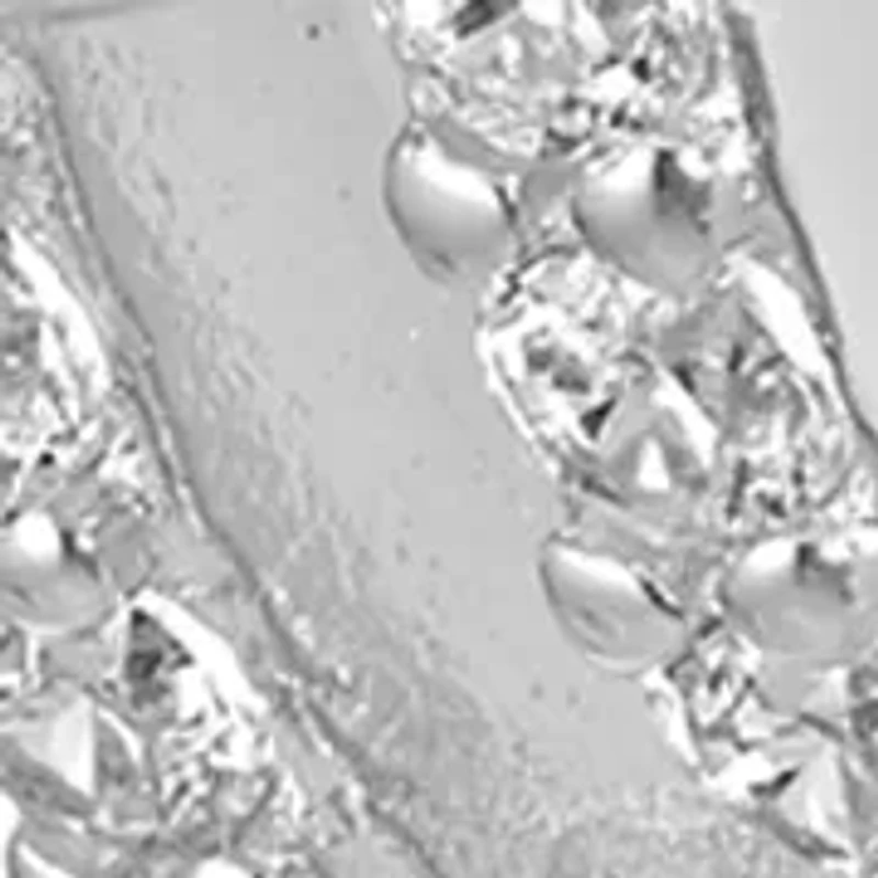 Lab Grown Sterling Silver Cubic Zirconia Hoop Earrings