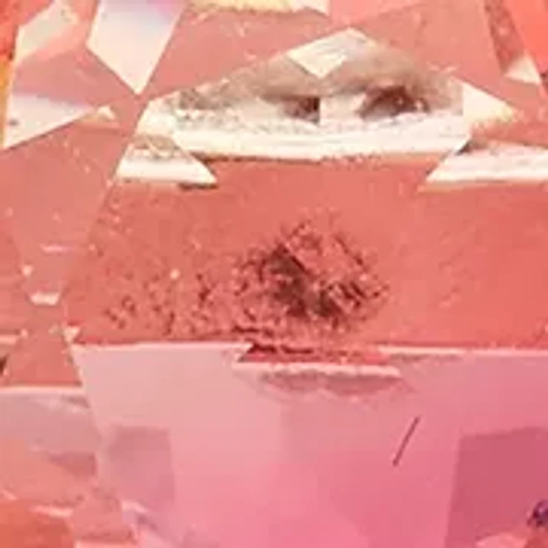 Sterling Silver Pink Stud Earrings