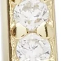 15 Millimeter Huggie Hoop Earrings in Gold Over Sterling Silver