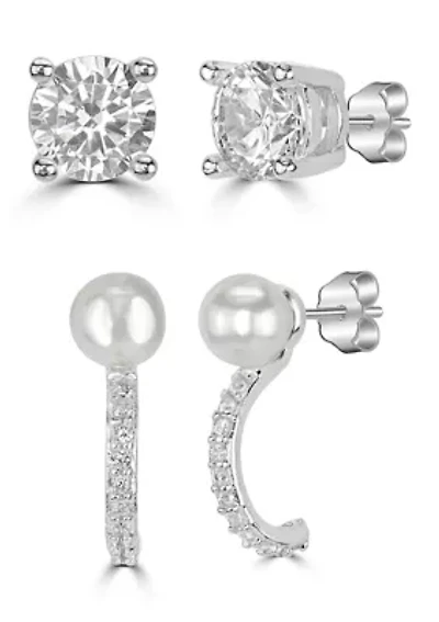 Plated Earring Set