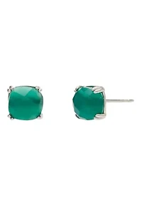 Sterling Silver Cubic Zirconia Stud Earrings Set 