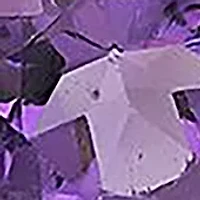 Sterling Silver Amethyst 3 Stone Ring