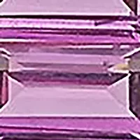 Gold over Sterling Silver Rhodolite Rectangle Ring