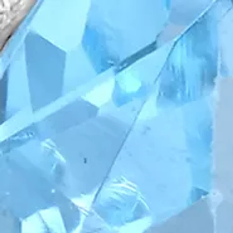 Triple Pear Sterling Silver Blue Topaz Ring