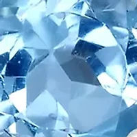 Sterling Silver Blue Topaz Wave Ring