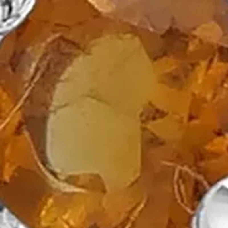 Sterling Silver Citrine 5 Stone Wave Ring