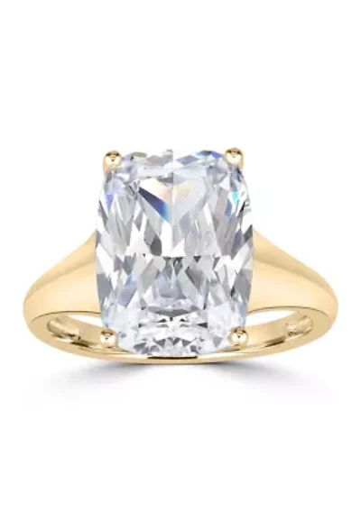 Sterling Silver Cubic Zirconia Vintage Style Ring