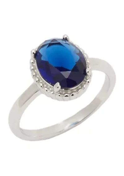 Sterling Silver Cubic Zirconia Ring