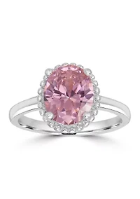 Sterling Silver Princess Cut Ring