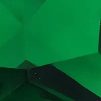 Sterling Silver Square-Cut Emerald Cubic Zirconia and Trillion White Ring