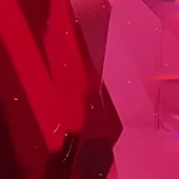 Sterling Silver Rectangular Ruby Cubic Zirconia and White Band Ring